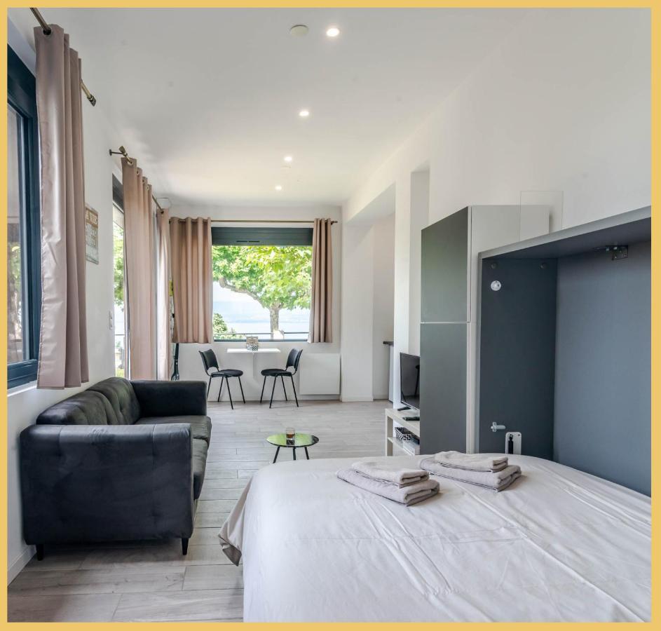 Appartement Cozy 2 Panoramique Lac Leman טונון-לה-בן מראה חיצוני תמונה